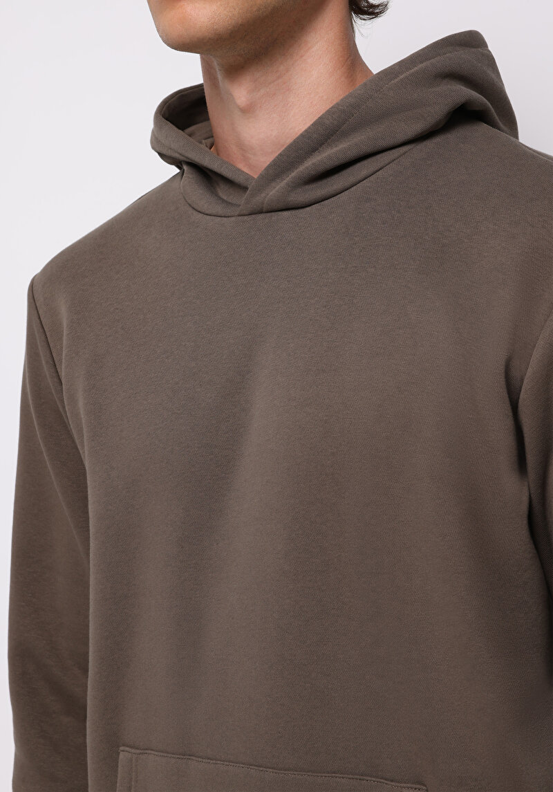 Regular Fit Erkek Gri Sweatshirt