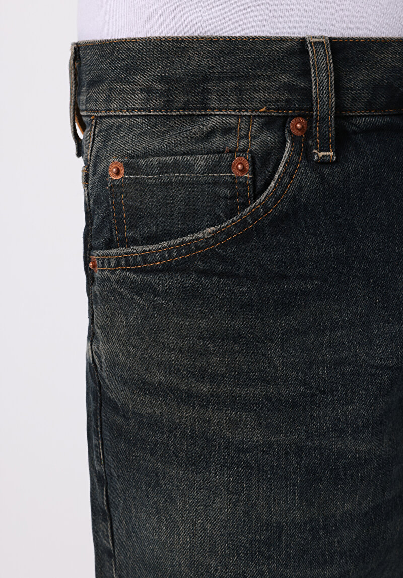 Regular Fit   Erkek Koyu İndigo Jean Pantolon