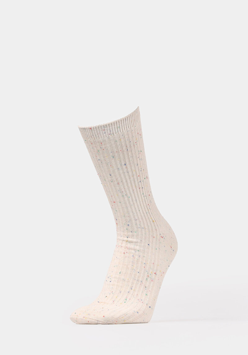 Kadın Ekru Çorap