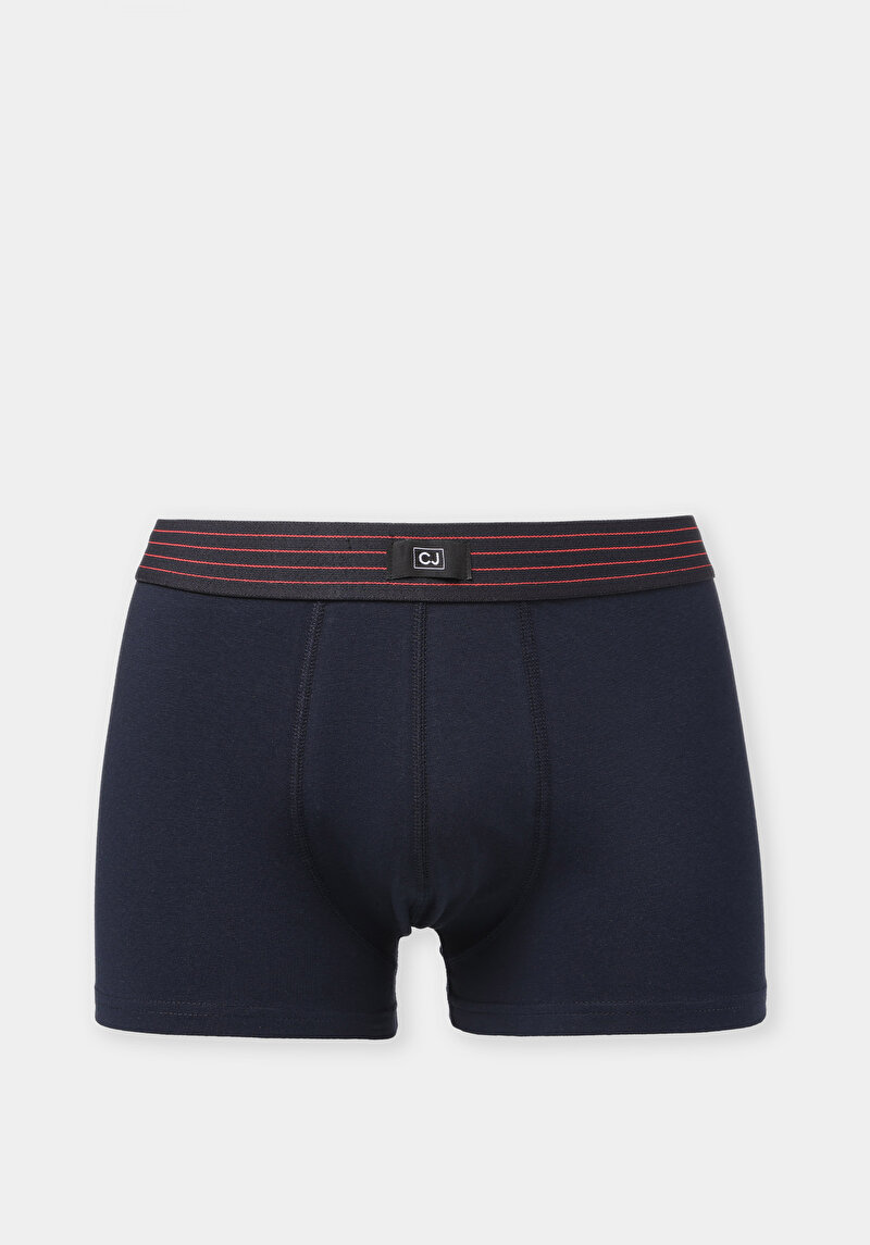 Modern Fit Düz Erkek Lacivert Boxer