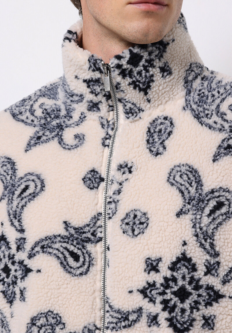 Comfort Fit    Erkek Ekru Ceket