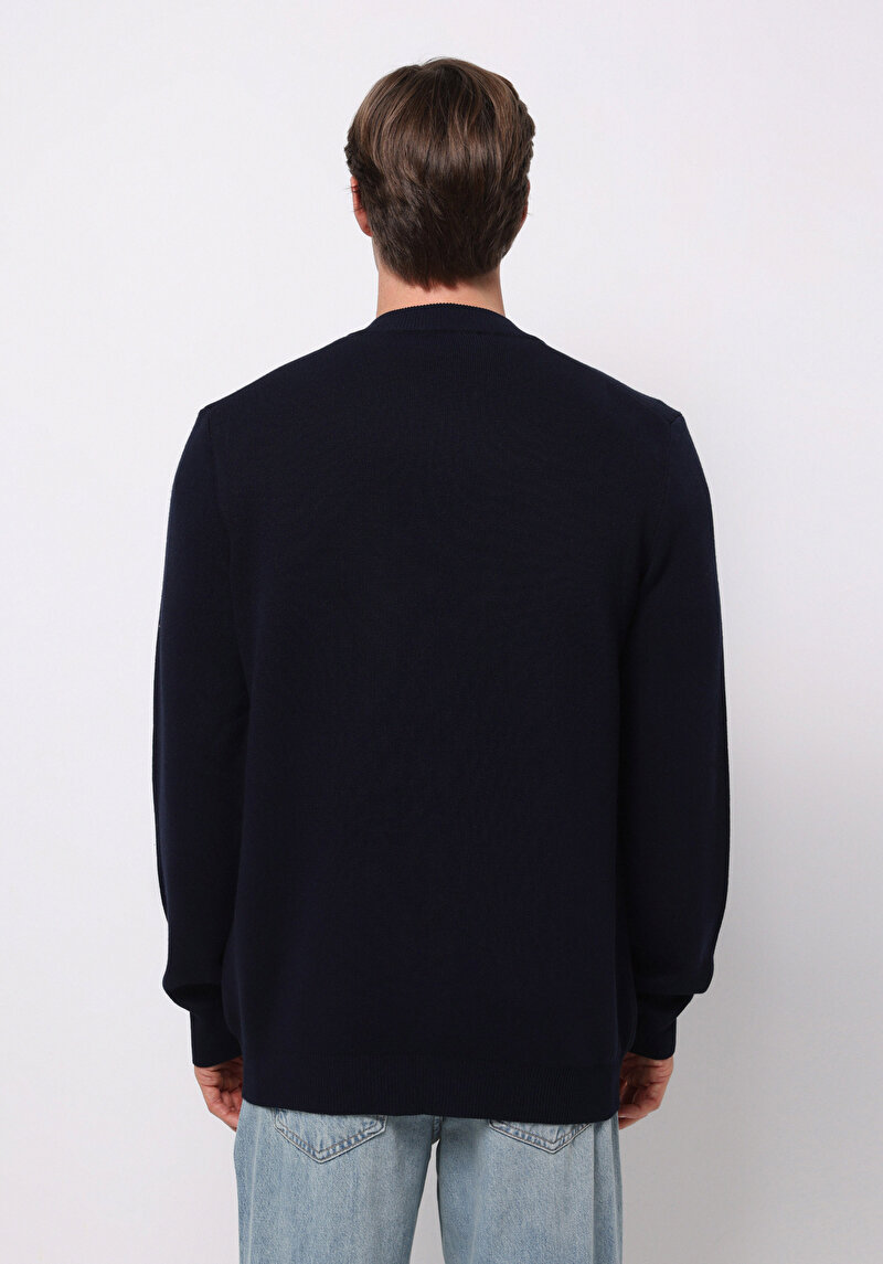 Regular Fit Erkek Lacivert Hırka