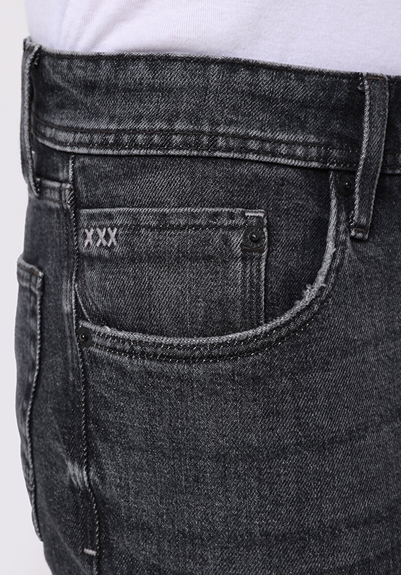 Straight Fit   Erkek İndigo Jean Pantolon