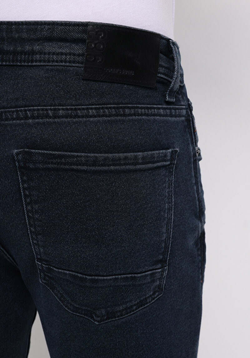 Regular Fit   Erkek İndigo Jean Pantolon
