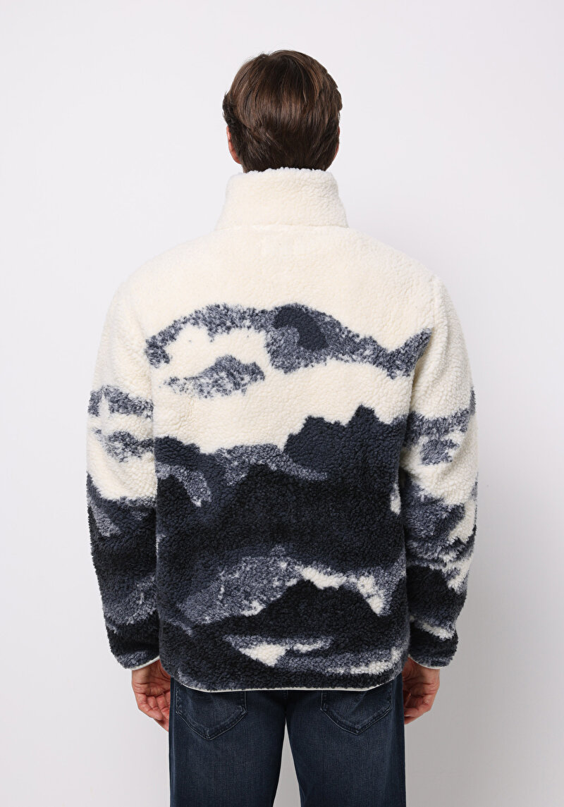 Comfort Fit    Erkek Ekru Ceket