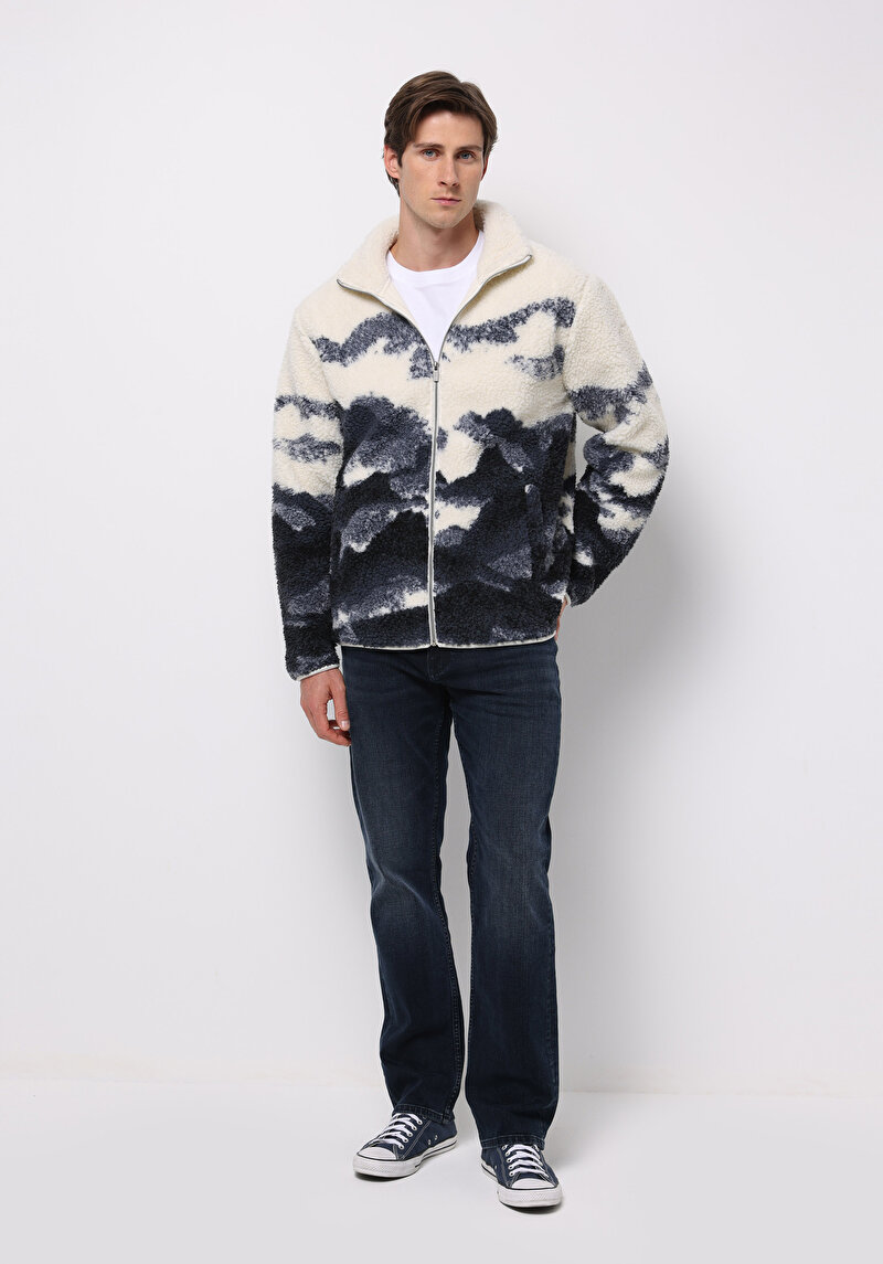 Comfort Fit    Erkek Ekru Ceket