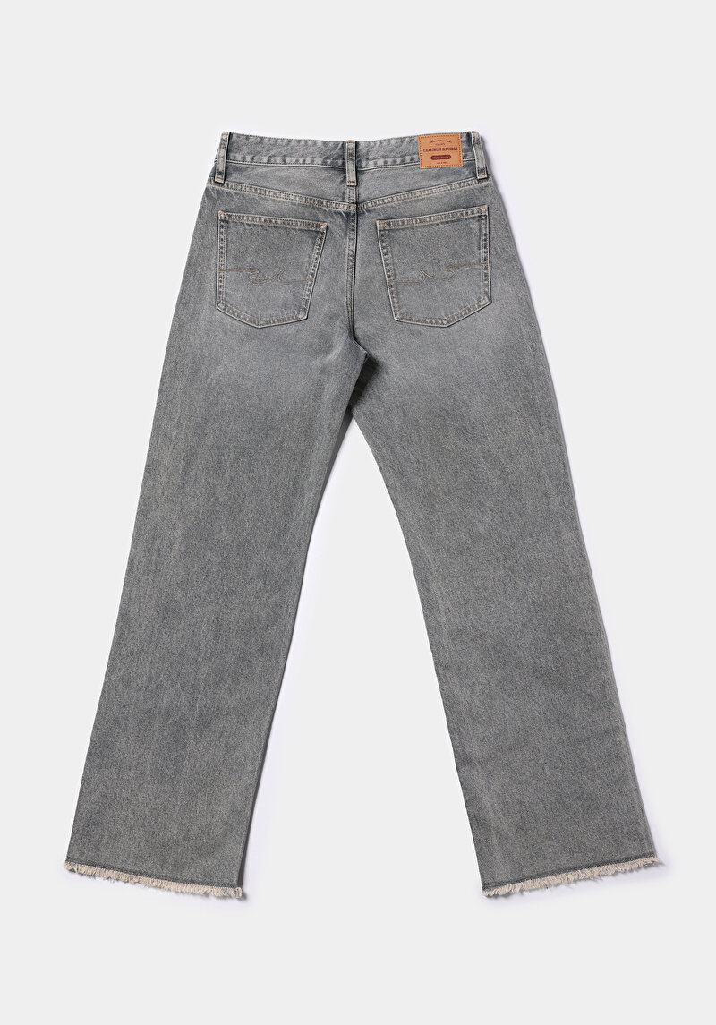 Straight Fit   Kadın İndigo Jean Pantolon