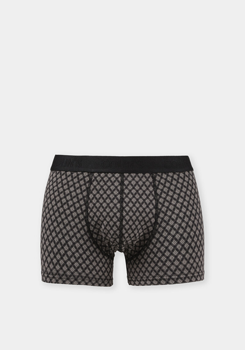 Modern Fit Baskılı Erkek Çok Renkli Boxer