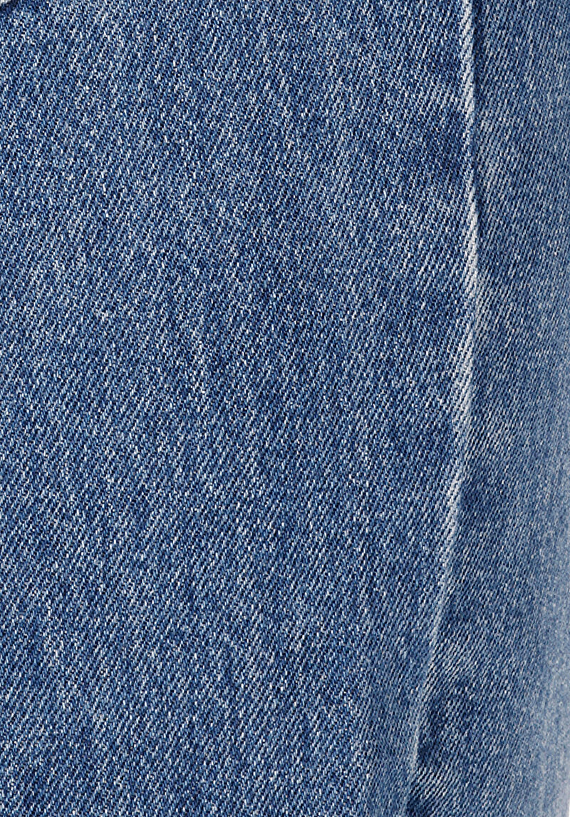 Regular Fit   Kadın İndigo Jean Pantolon