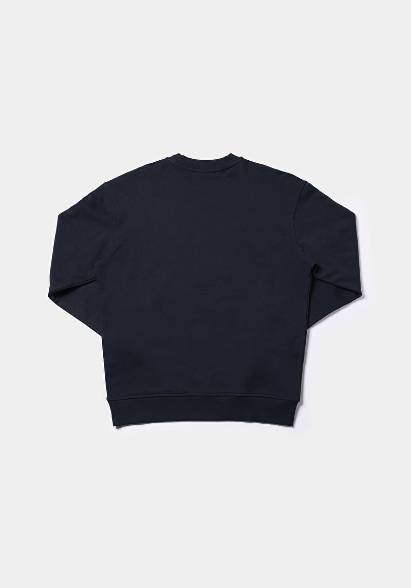 Comfort Fit   Erkek Lacivert Sweatshirt