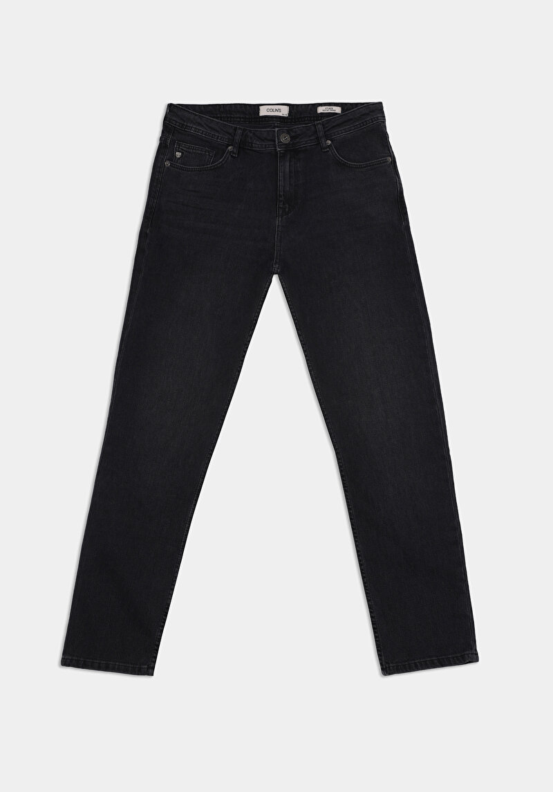 Regular Fit   Erkek Siyah Jean Pantolon