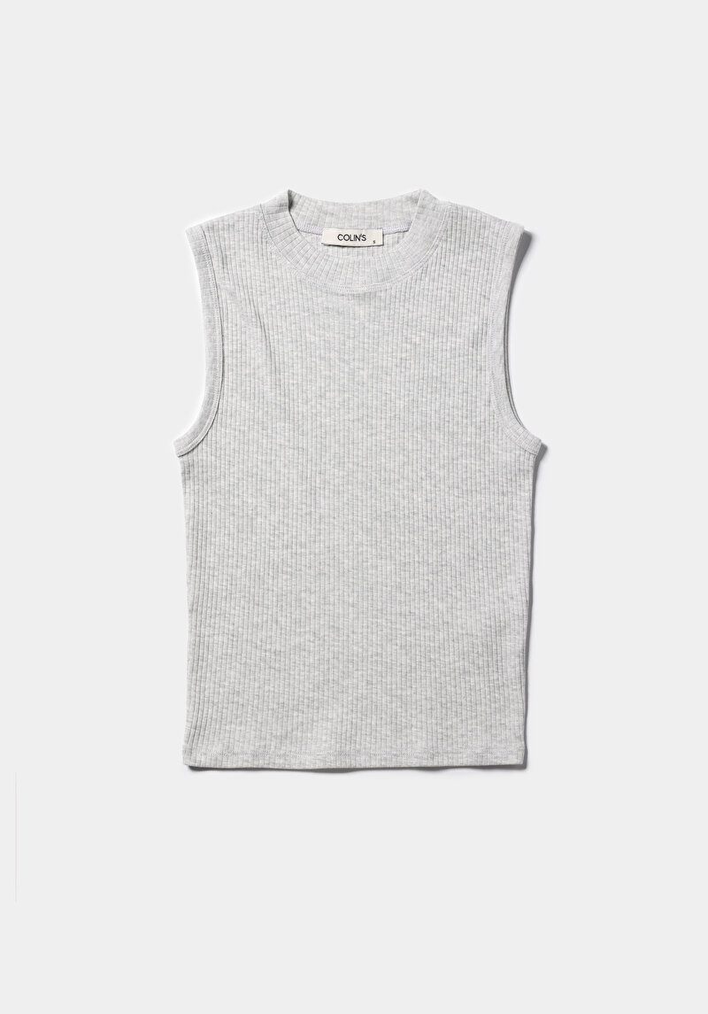 Slim Fit   Kadın Gri Atlet