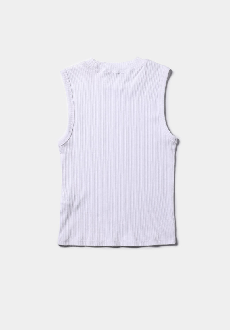 Slim Fit   Kadın Beyaz Atlet