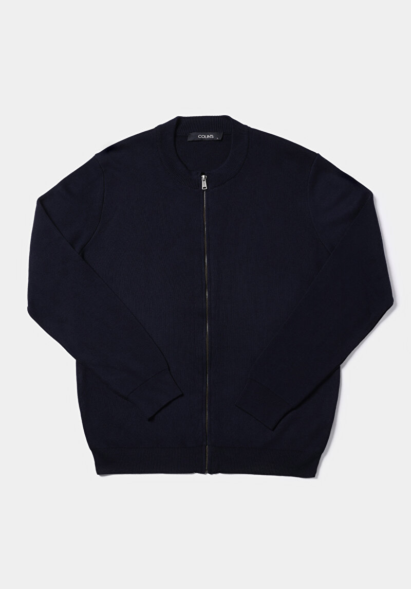 Regular Fit   Erkek Lacivert Hırka