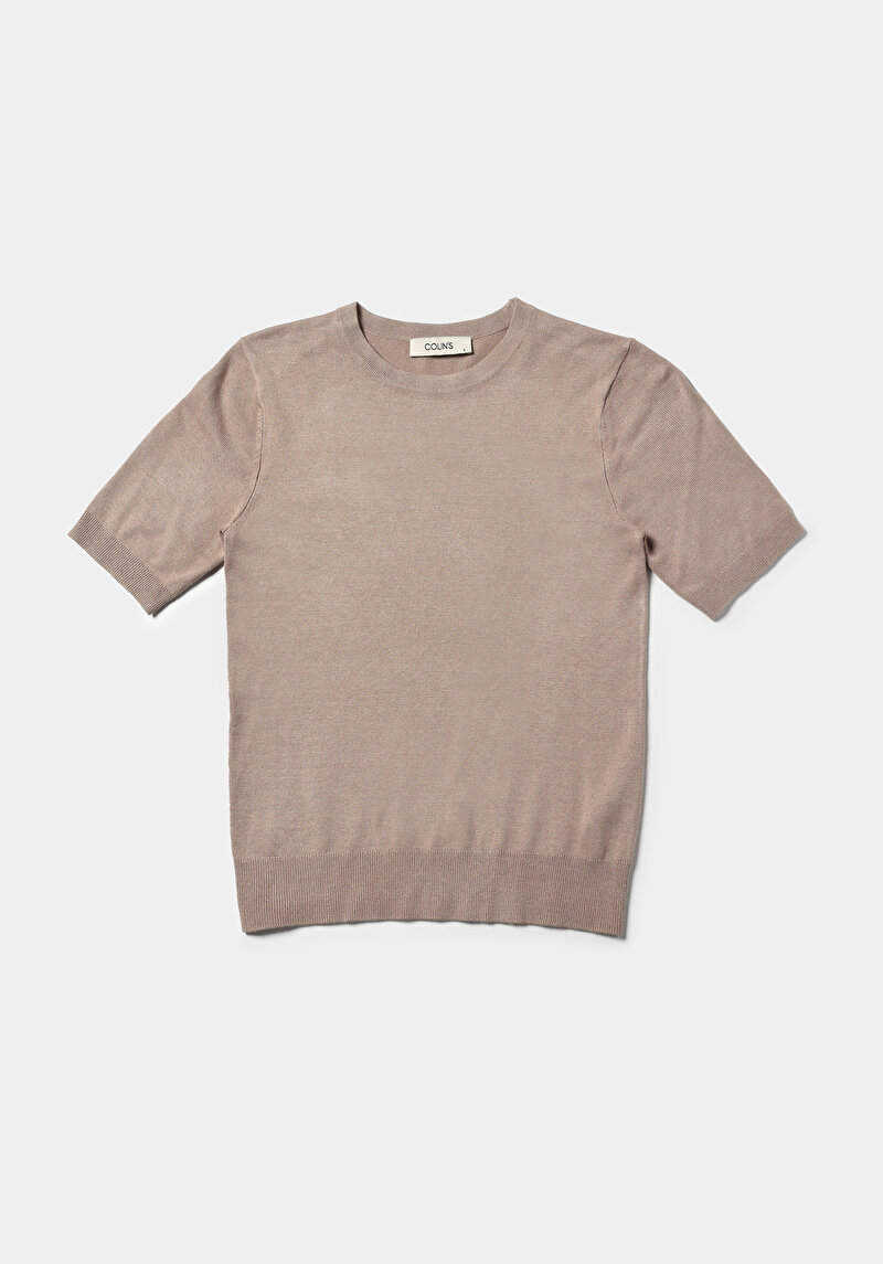 Slim Fit   Kadın Gri  Kazak