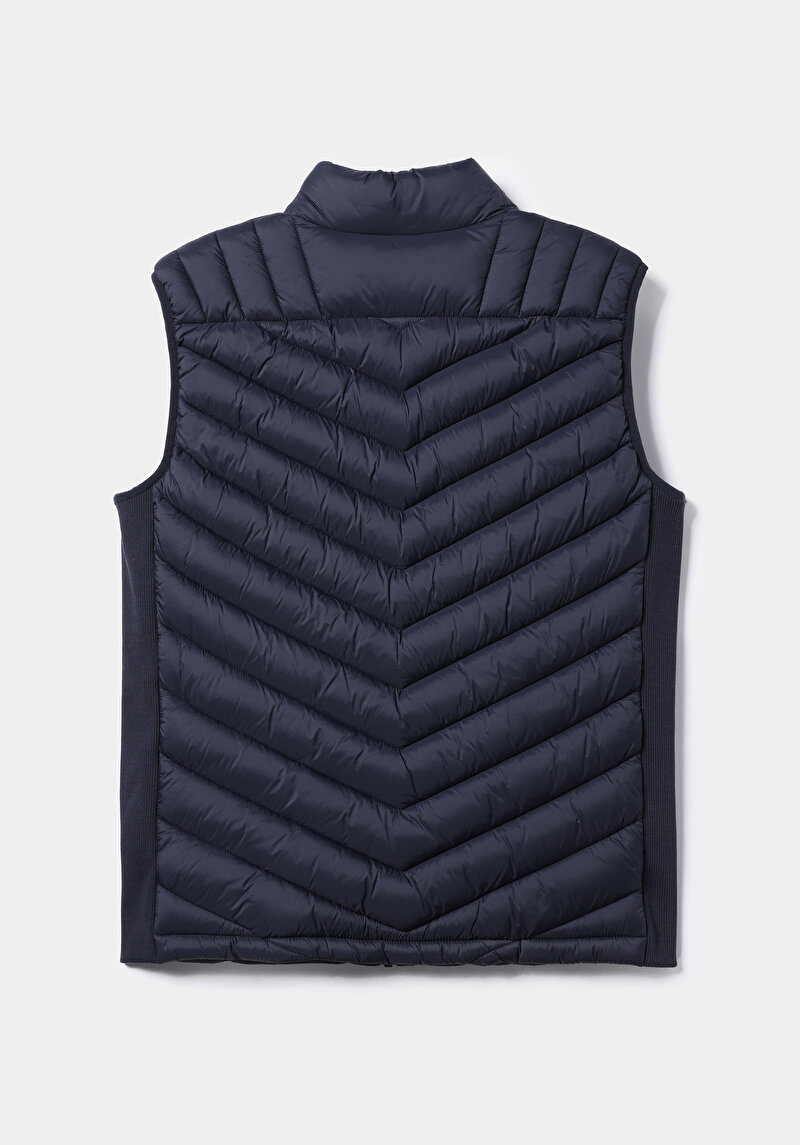 Slim Fit     Erkek Lacivert Yelek