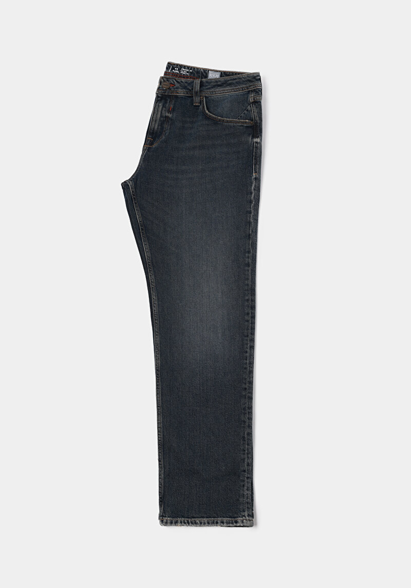 Straight Fit   Erkek Siyah Jean Pantolon