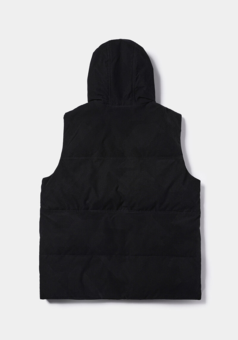 Regular Fit     Erkek Siyah Yelek