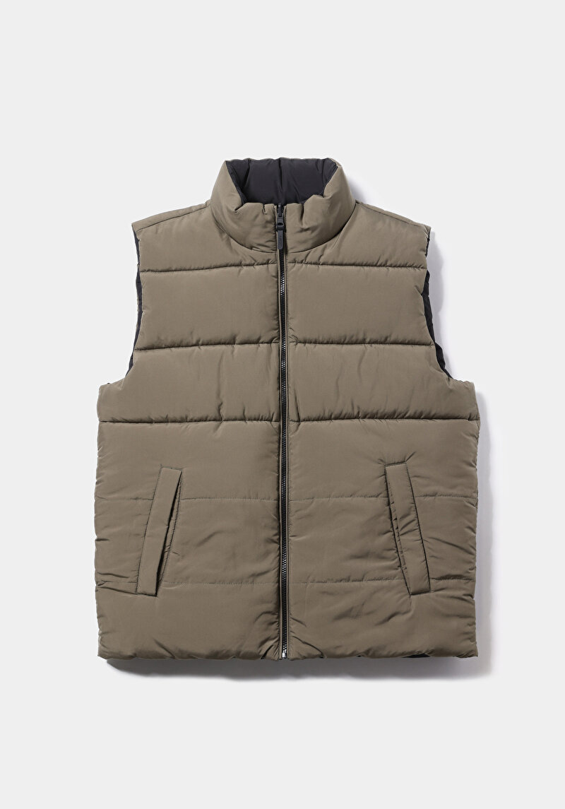 Regular Fit     Erkek Siyah Yelek