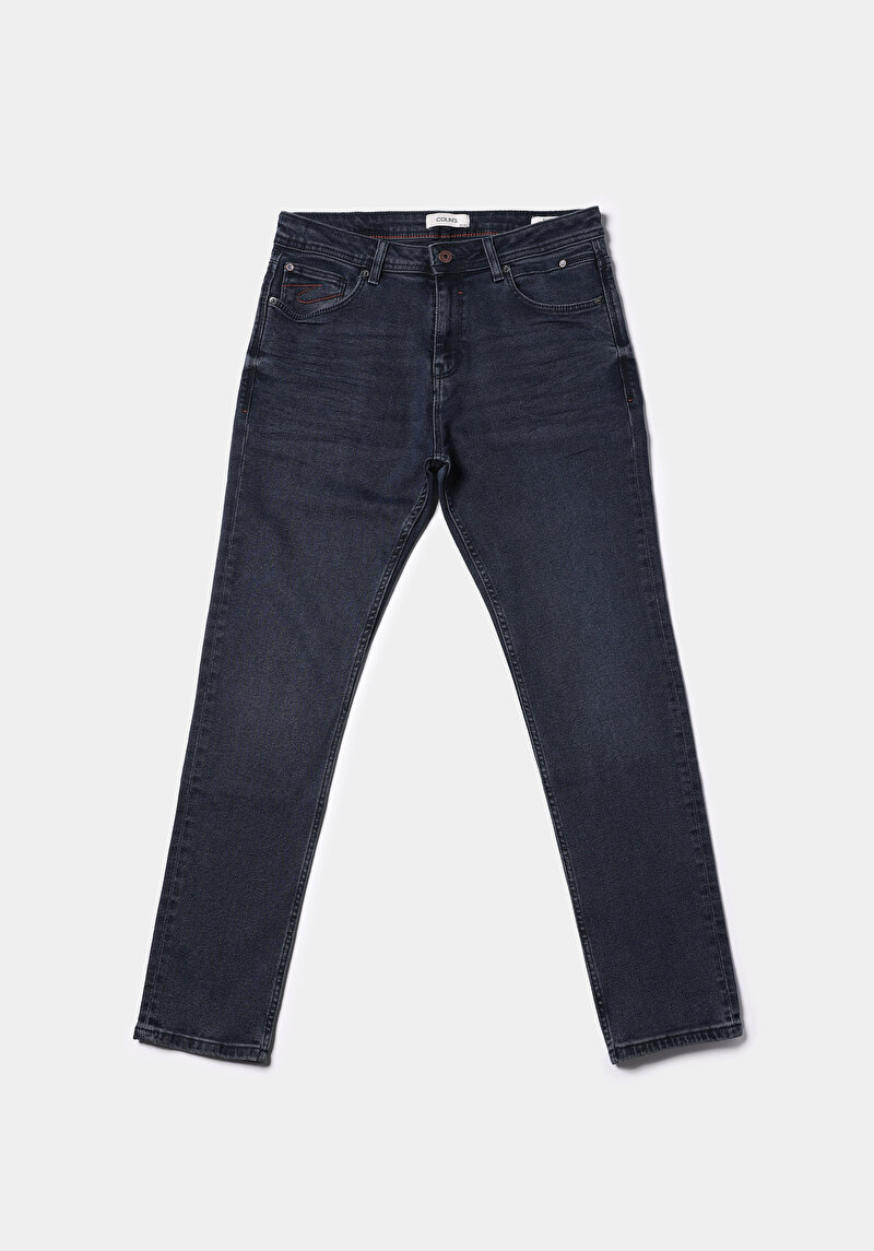 Regular Fit   Erkek İndigo Jean Pantolon