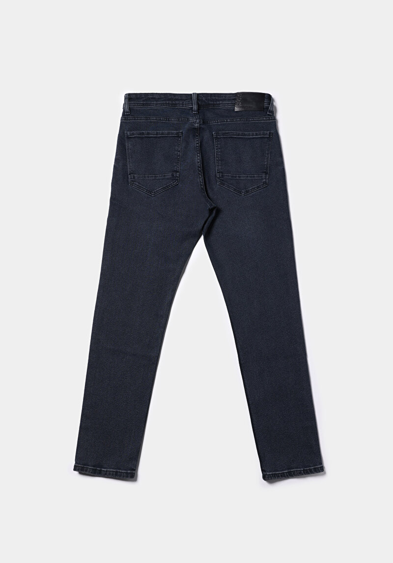 Regular Fit   Erkek İndigo Jean Pantolon