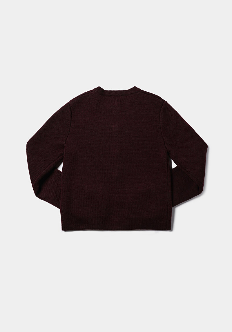 Regular Fit   Kadın Mor Hırka