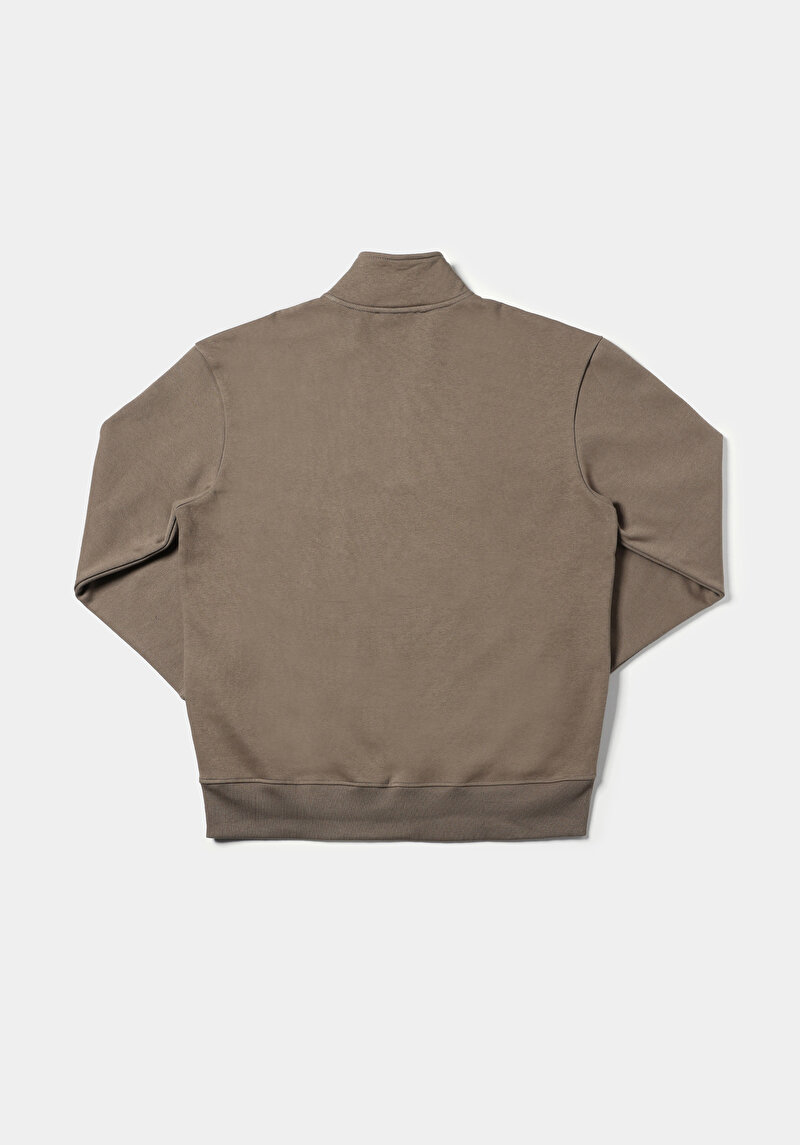 Comfort Fit   Erkek Gri Sweatshirt