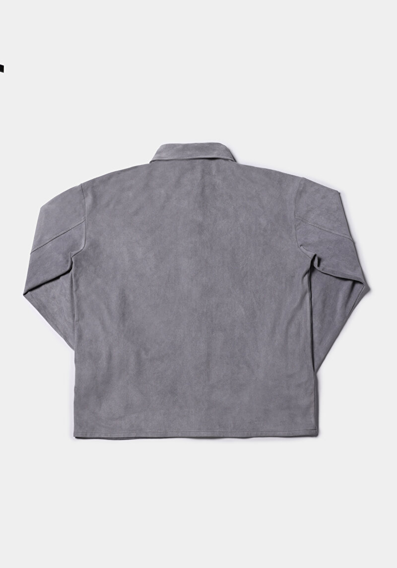 Regular Fit   Kadın Gri  Gömlek