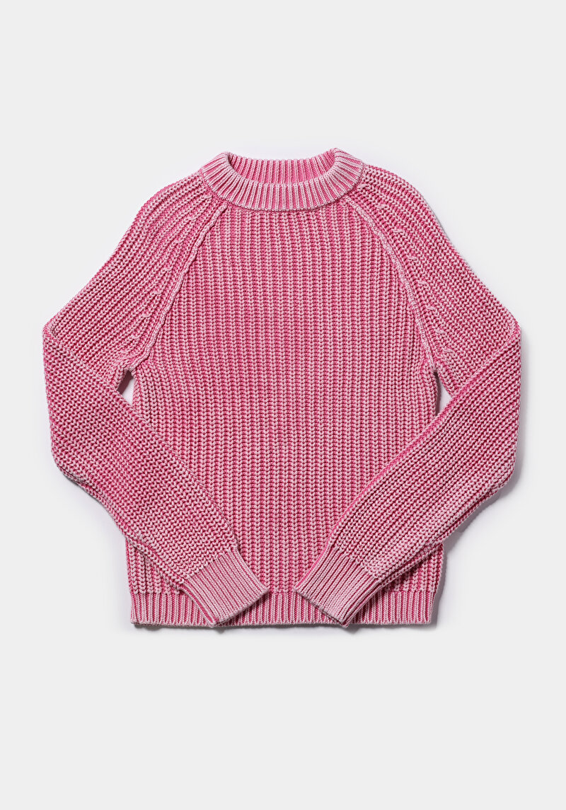 Regular Fit Yuvarlak Yaka Düz Kadın Pembe Kazak