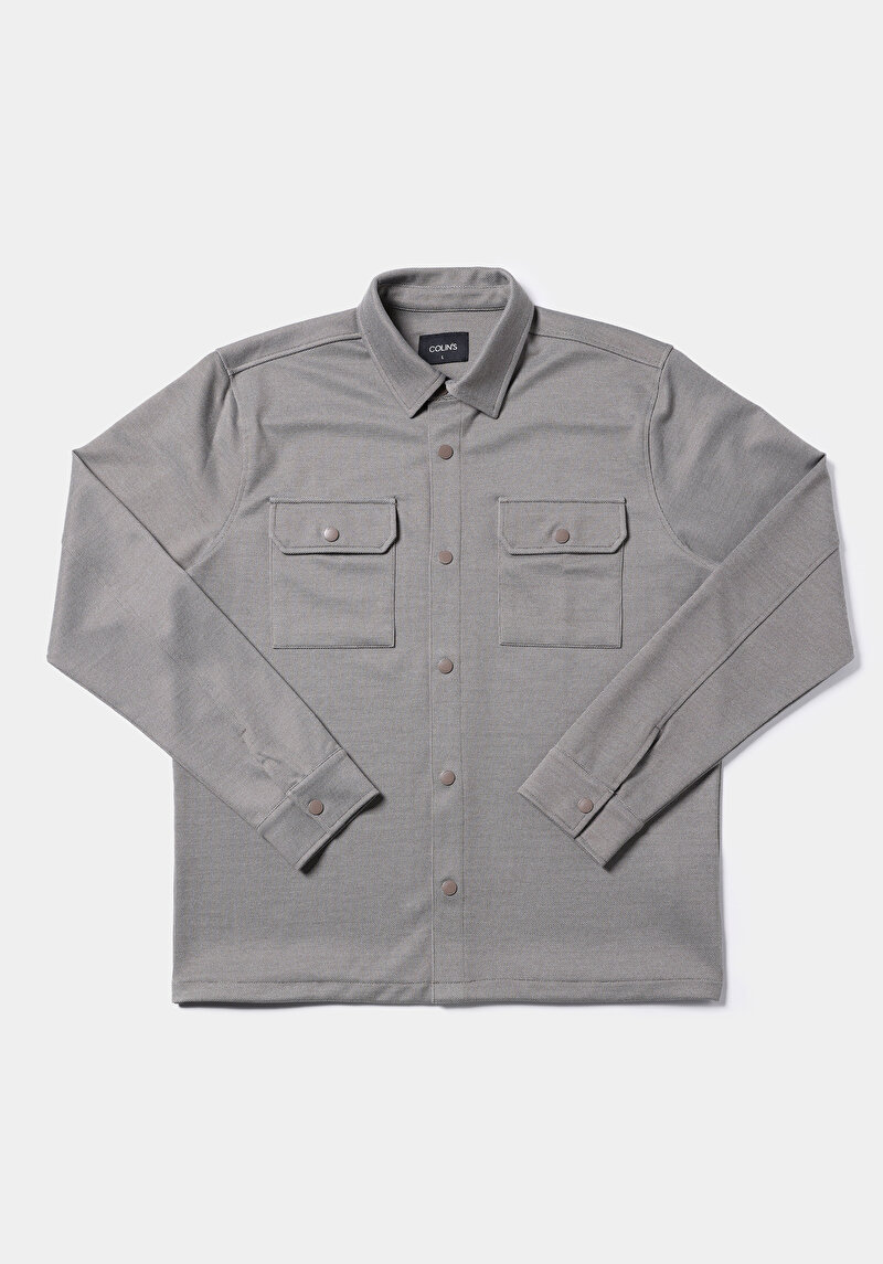 Regular Fit    Erkek Gri Ceket