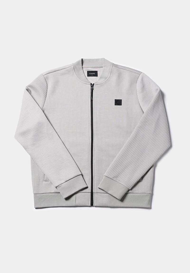 Slim Fit    Erkek Gri Ceket