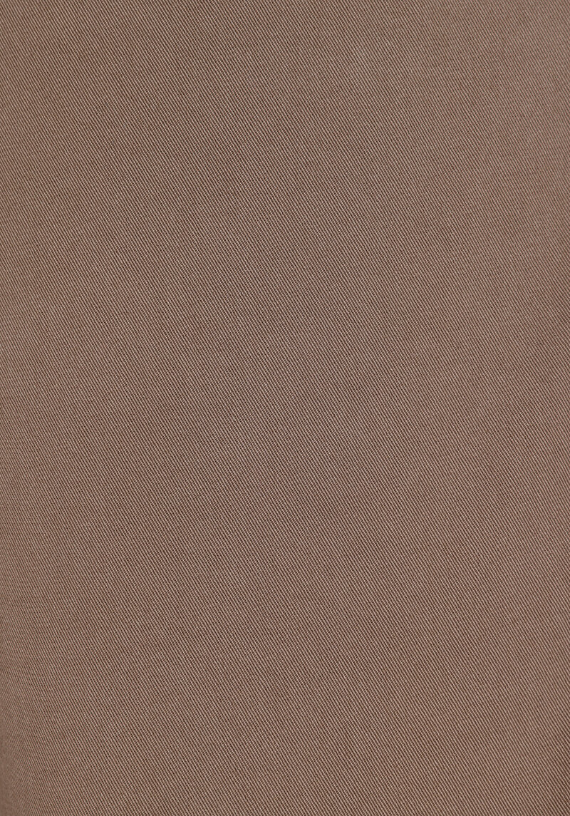 Regular Fit Orta Bel Düz Paça Erkek Kahverengi  Pantolon