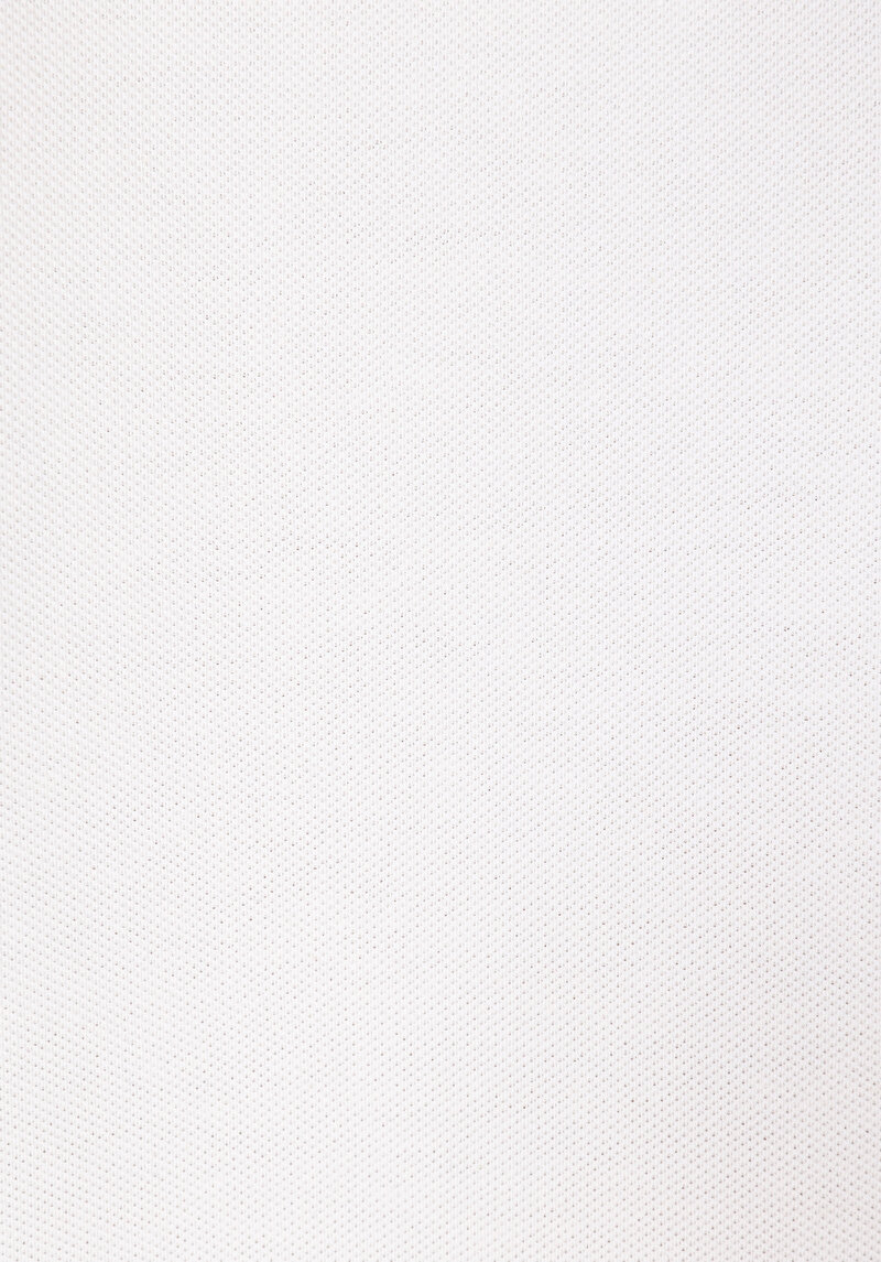 Regular Fit Polo Yaka Düz Erkek Beyaz Kısa Kol Tişört