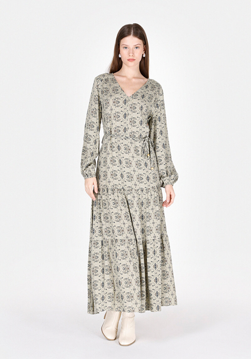 Regular Fit  Kadın Çok Renkli  Elbise