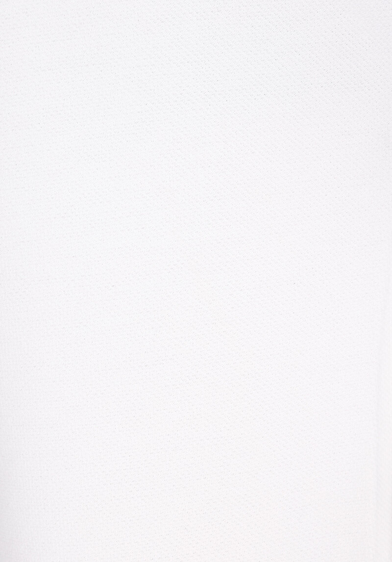 Regular Fit Orta Bel Düz Erkek Beyaz Şort