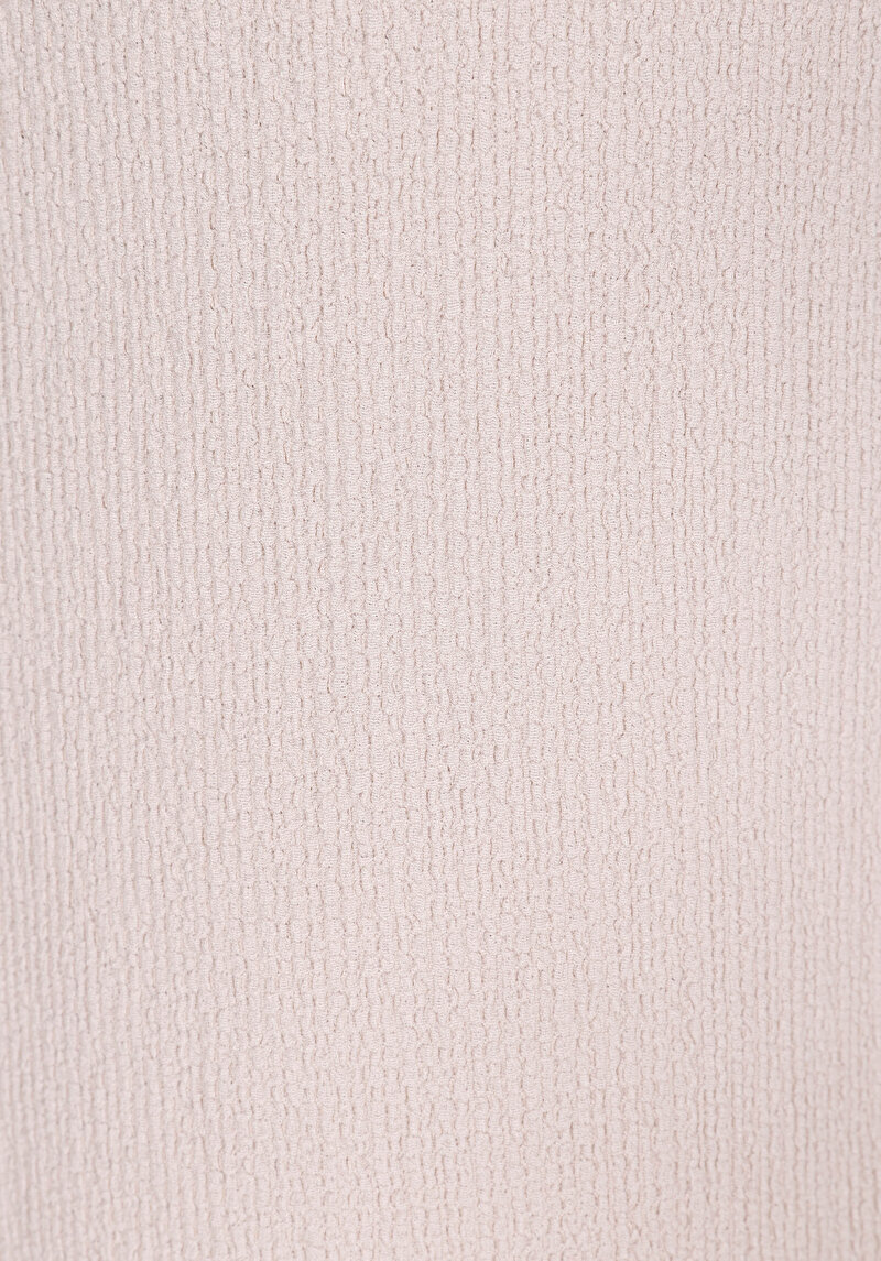 Slim Fit Düz  Kadın Bej Etek