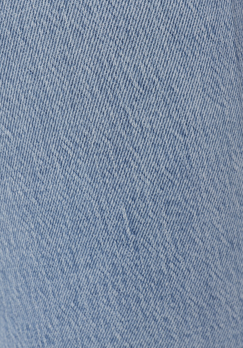 Slim Fit   Kadın Mid İndigo Denim Jean Pantolon