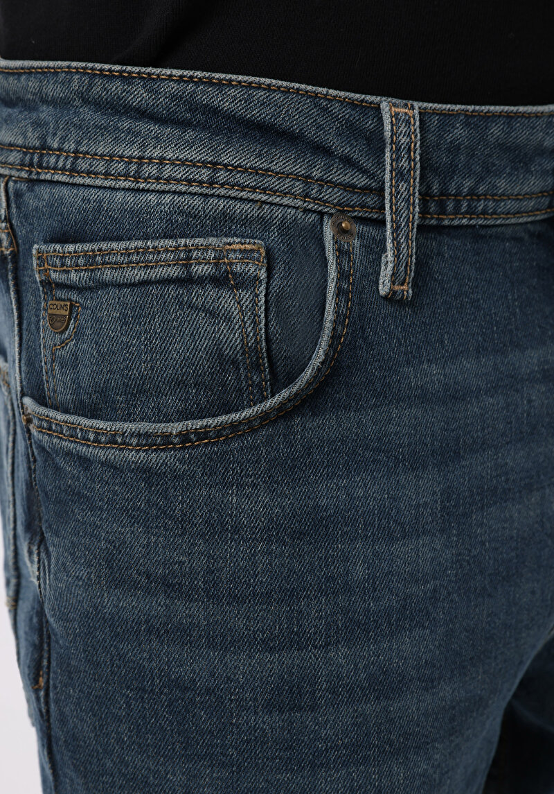 Straight Fit Erkek Siyah Jean Pantolon
