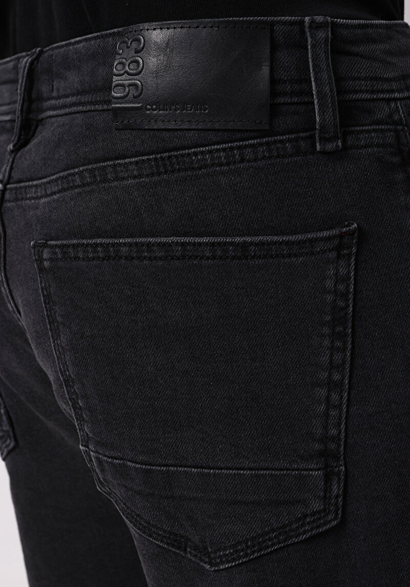 Regular Fit   Erkek Siyah Jean Pantolon