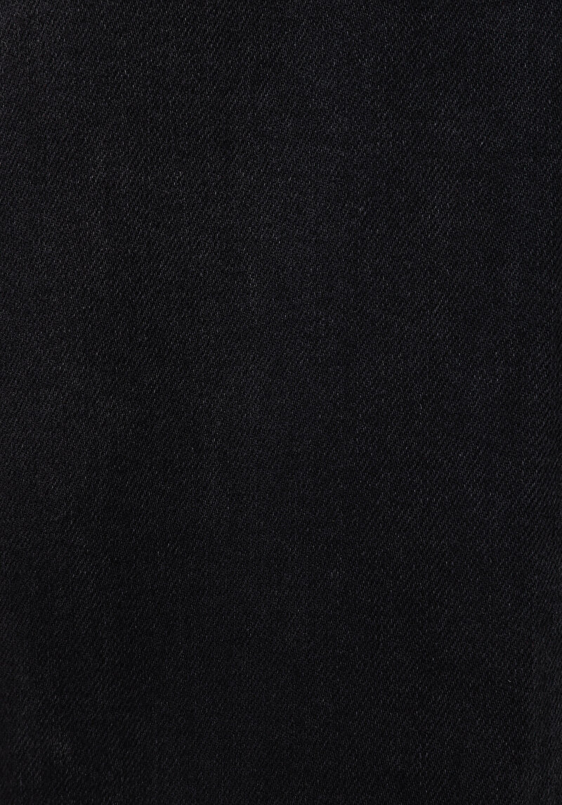 Regular Fit   Erkek Siyah Jean Pantolon