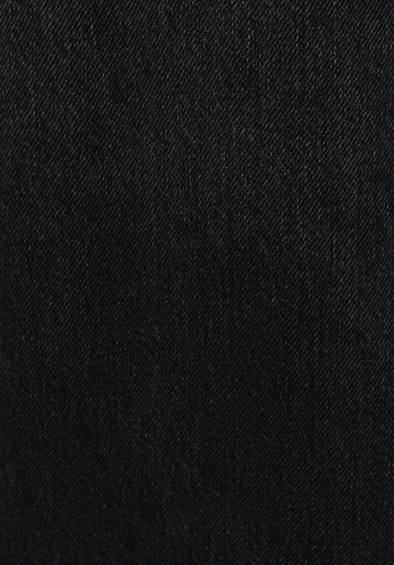 Loose Relaxed Fit   Erkek Siyah Jean Pantolon