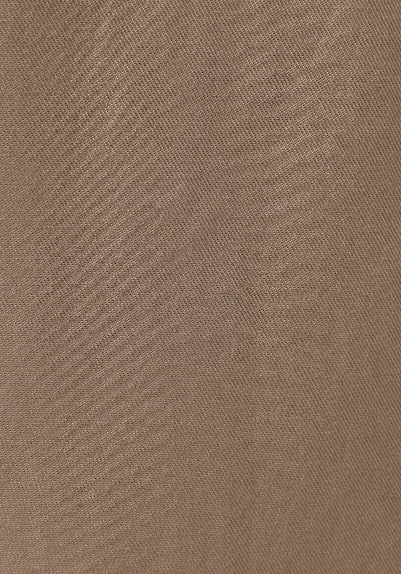 Regular Fit Yüksel Bel Düz Paça Kadın Bej  Pantolon