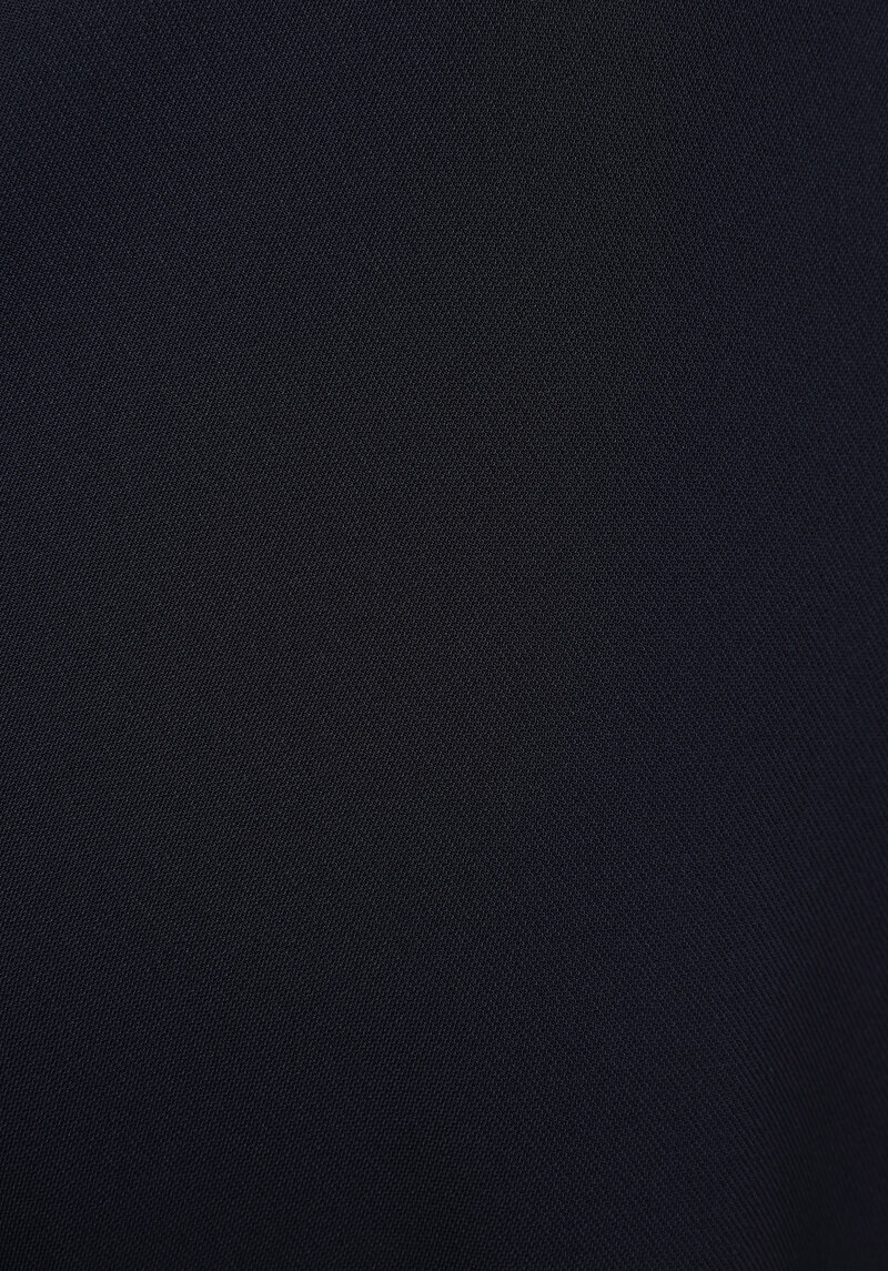 Regular Fit Fermuarlı Astarsız  Kadın Lacivert Ceket