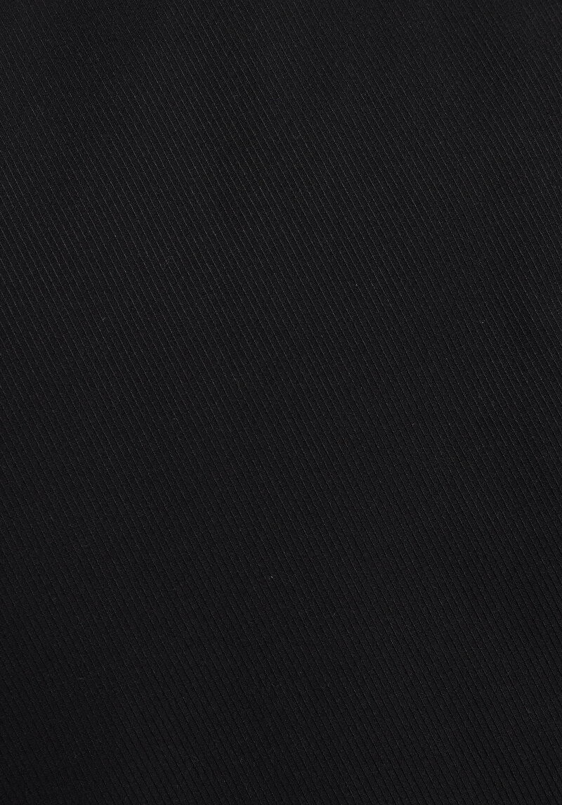 Oversize Fit     Erkek Siyah Mont