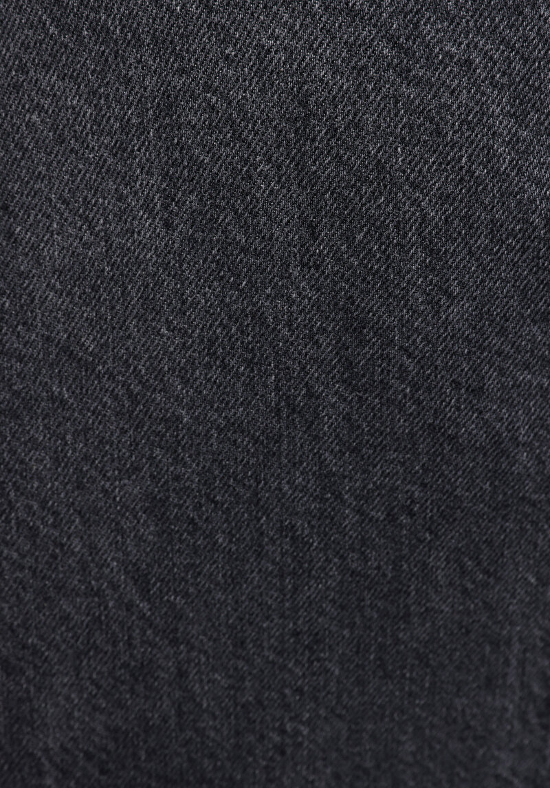 Regular Fit   Kadın Siyah Jean Pantolon