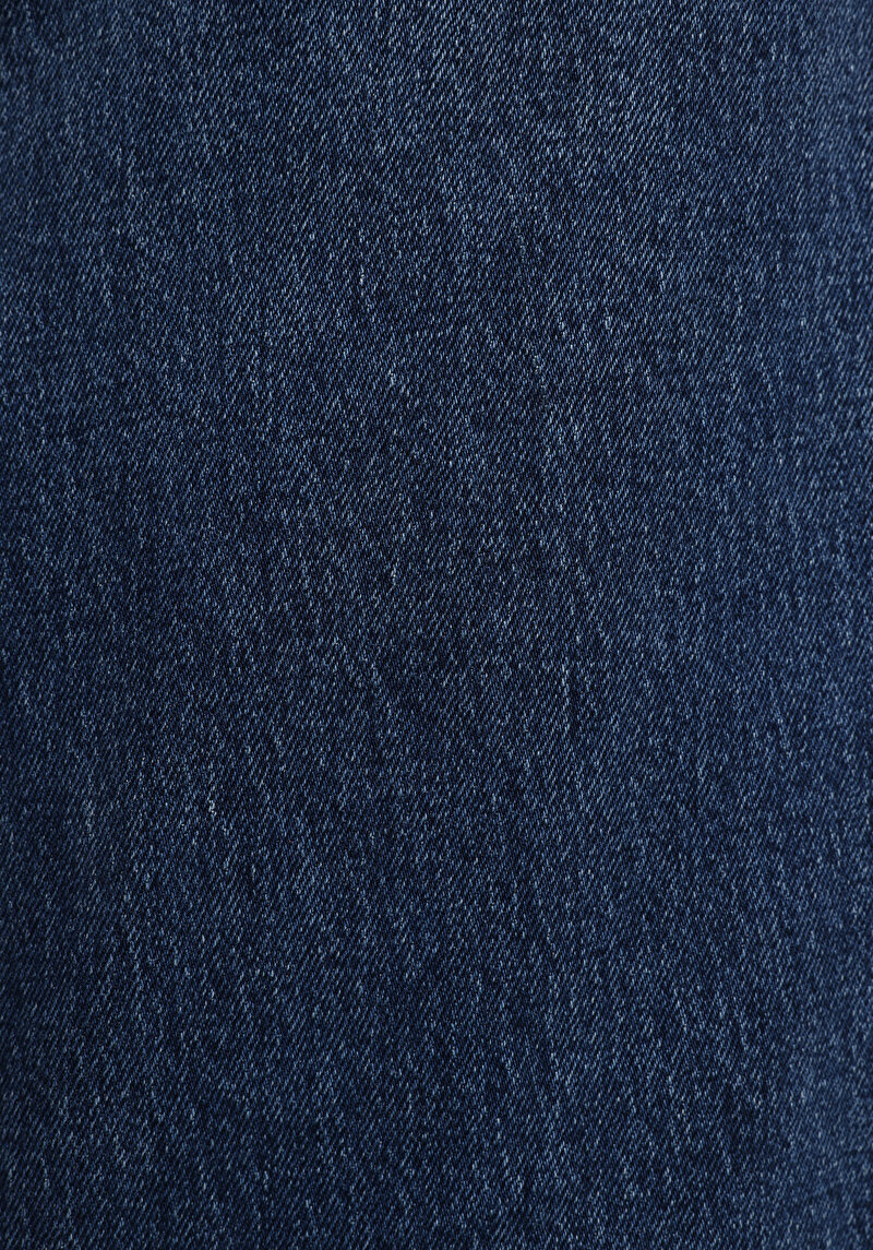 Straight Fit   Kadın İndigo Jean Pantolon