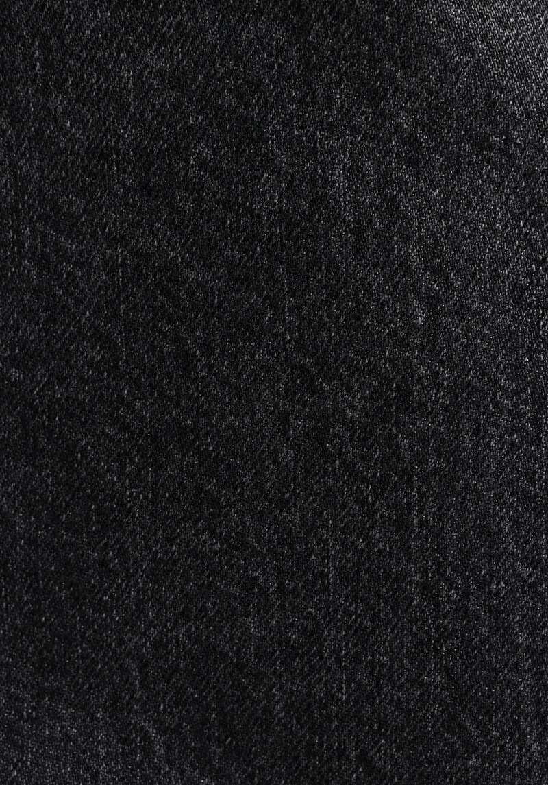 Loose Fit   Kadın Siyah Jean Pantolon