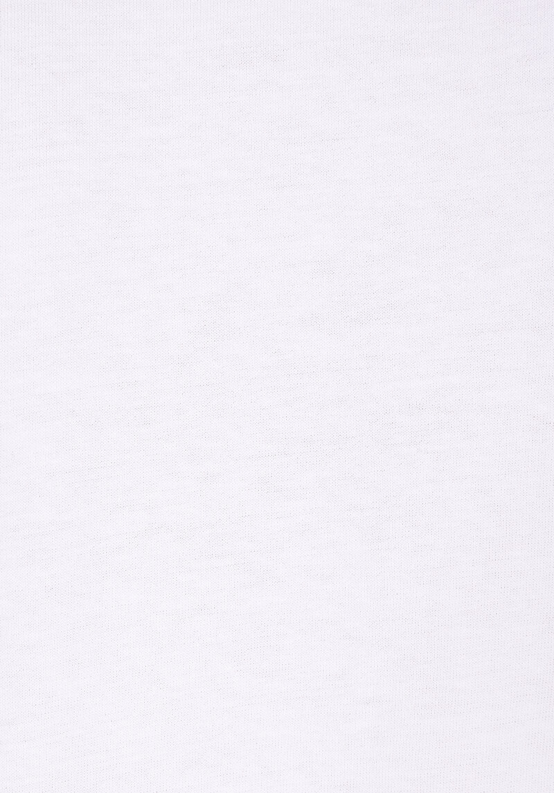 Comfort Fit Yuvarlak Yaka Düz Erkek Beyaz Kısa Kol Tişört