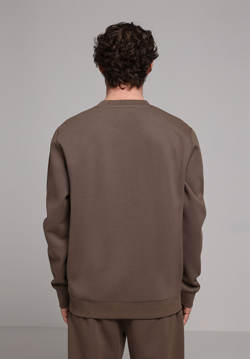 Regular Fit   Erkek Gri Sweatshirt