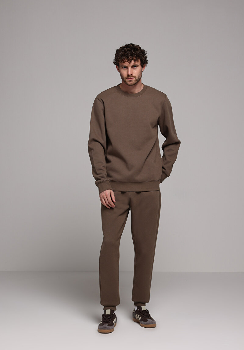 Regular Fit   Erkek Gri Sweatshirt